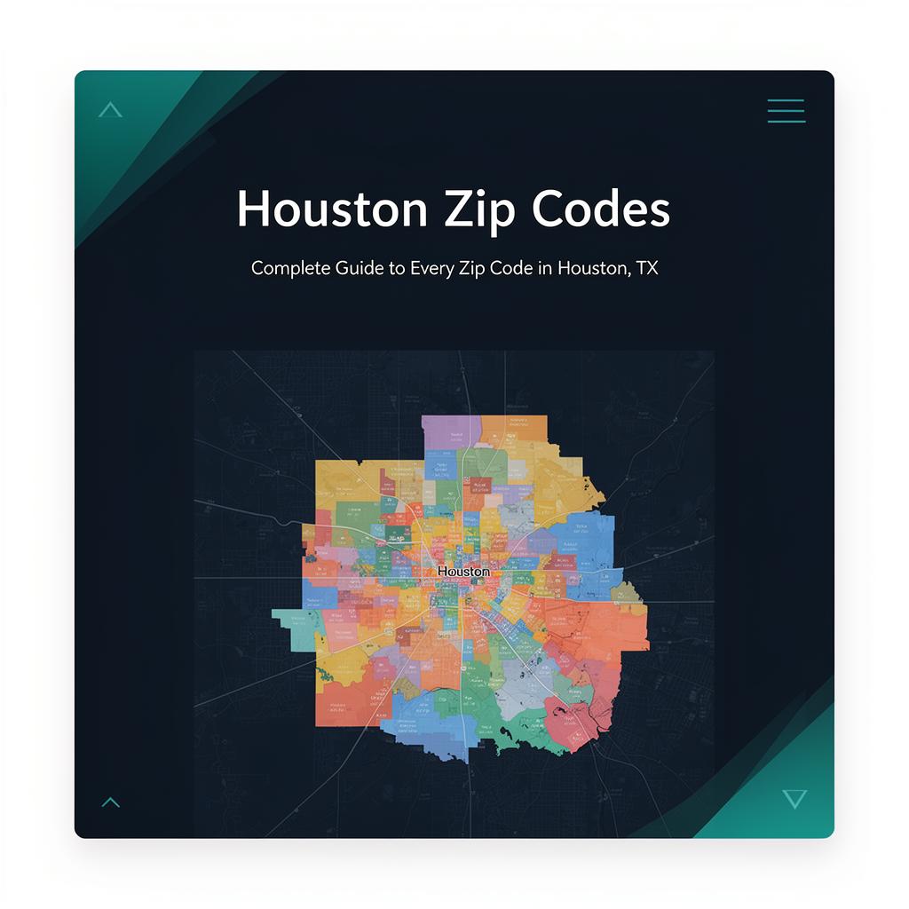 Houston Zip Codes logo
